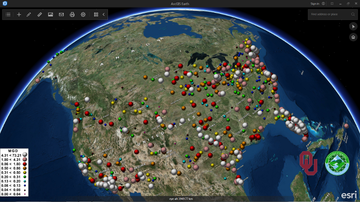 Desal ArcGIS Earth image