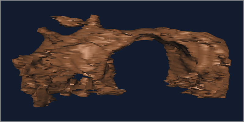 Thrinaxadon Digital Endocast