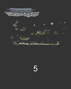 Austin Texas color LIDAR Road Cut Section 5, by Reuben Reyes